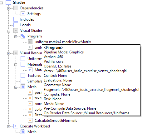 This is a picture of the Program node info tip.