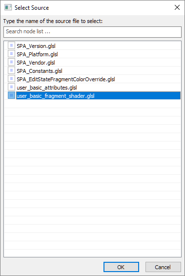 This is a picture of the source code used by the <Program> node fragment shader.