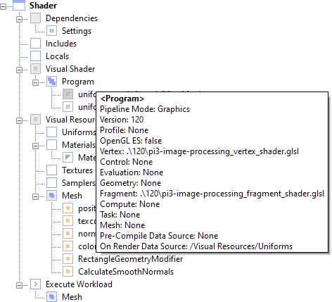This is a picture of the Program node info tip.