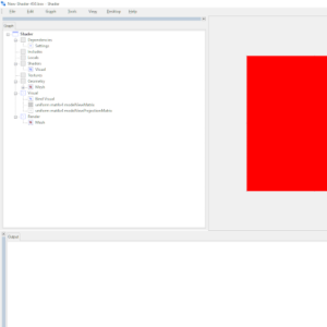 This image shows a GLSL 460 core shader that was created with the Shader application.